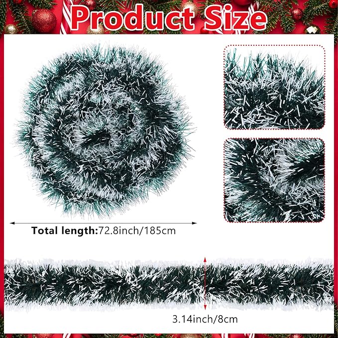 7 Pcs Christmas Lamp Post Decoration Set with Xmas Wreath Large Red Bow and 100 LEDs Solar Strip Light Outdoor Holiday Solar Post Lamp Decor for Garden Patios &ampYards
