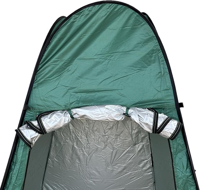 BookishBunny Camouflage Portable Camping Toilet Privacy Shower Changing Room Pop up Tent (Green)