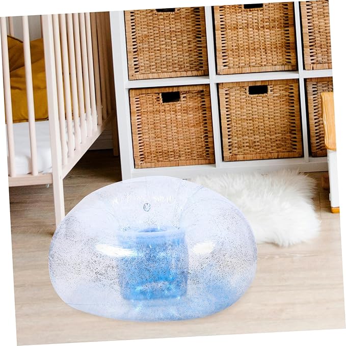 Unomor Versatile Inflatable Footstool Stylish for Camping Living Room Family-Friendly