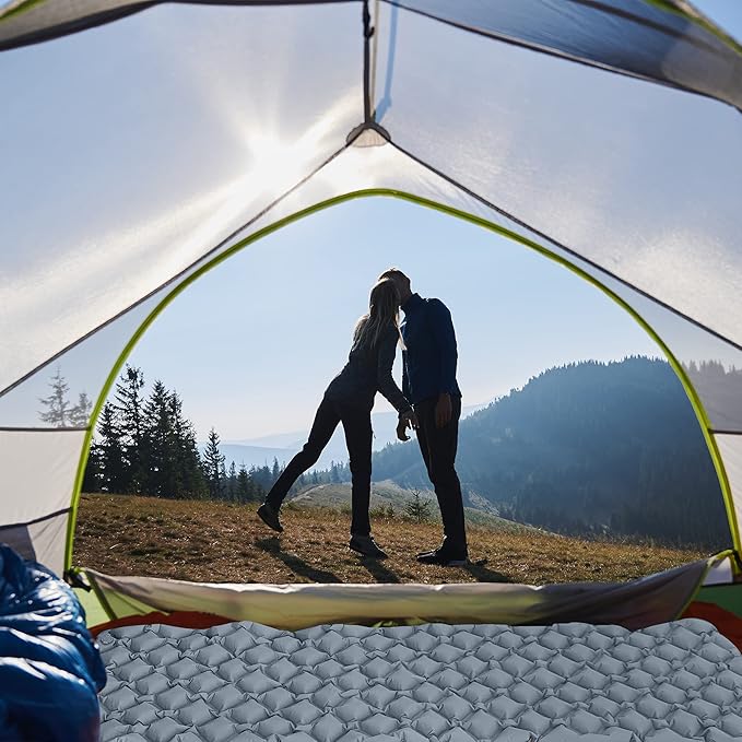 Ultralight Sleeping Pad for Camping - Lightweight Sleeping Mat for Backpacking - Inflatable &amp Compact Air Mattress
