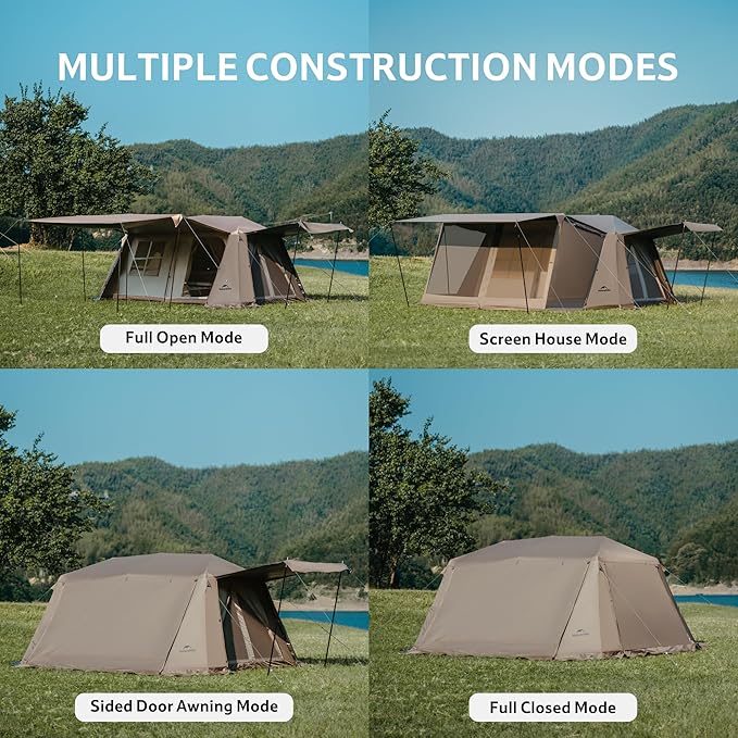 Naturehike Village 8 Person Tent with Porch and The Footprint