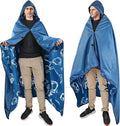 Catalonia Waterproof Stadium Blanket Windproof Wearable Poncho for Football Sideline &amp Sports Events for Fans Portable Durable Outdoor Blanket for Camping &amp Tailgating