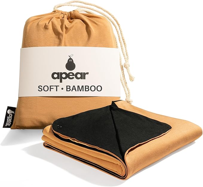 16-in-1 Compact Travel Blanket with Bag – Reversible Ultra Soft Bamboo Airplane Blanket with Hidden Pocket – Packable for Flights &amp Travel Essentials (Semi-Weighted Double Layer)
