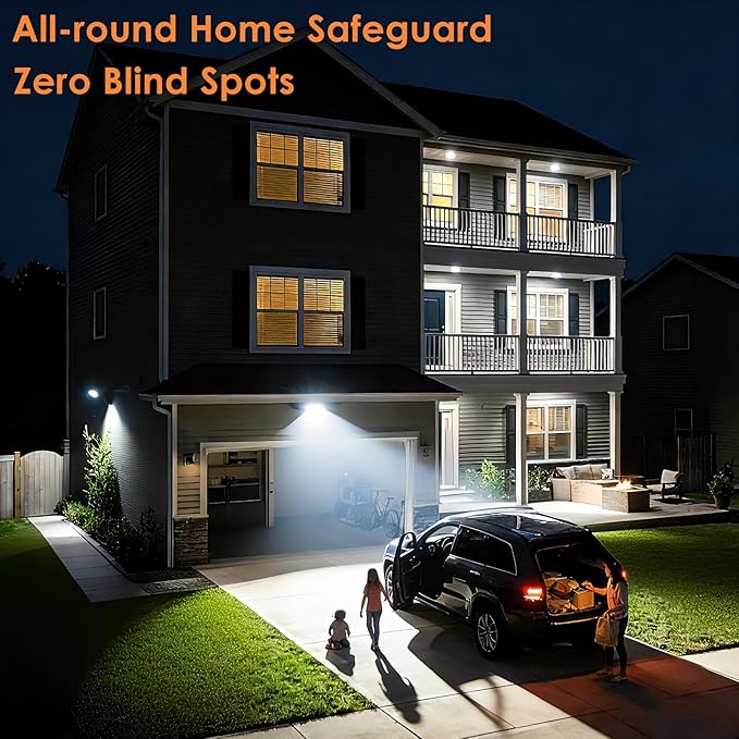 50W LED Flood Light Outdoor 6500K Daylight White7000LM Super Brighter LED Work LightIP66 Waterproof Security Light with Switch and Plug for Garage Garden Yard Stadium 2Pack
