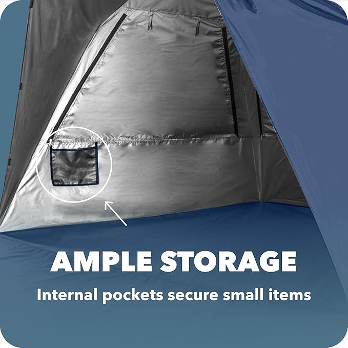 Sport-Brella Suncave UPF 50+ Sun and Rain Canopy for Camping Beach and Sports Events