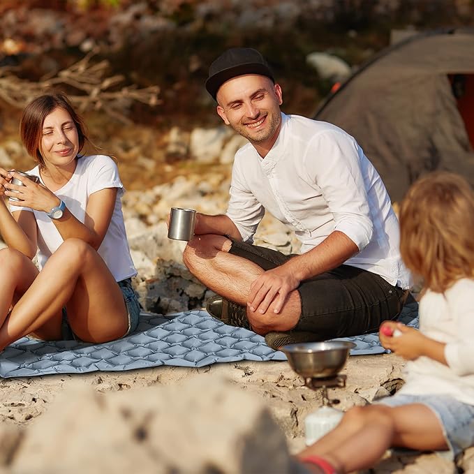 Ultralight Sleeping Pad for Camping - Lightweight Sleeping Mat for Backpacking - Inflatable &amp Compact Air Mattress
