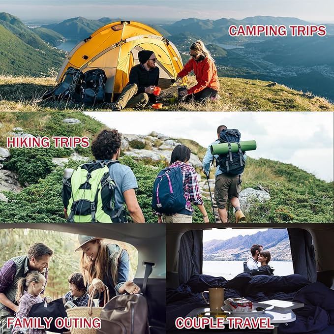 Ultralight Down Sleeping Bag for Adults with 600 Fill Power Compact Sleeping Bag for Backpacking Hiking and Camping