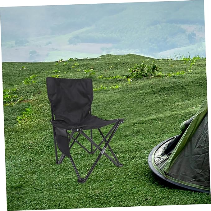 Folding Chair Lightweight Portable Fishing Camping Seat Ergonomic Design for Outdoor Use Convenient Storage Versatile for Beach Garden Activities Sturdy Construction