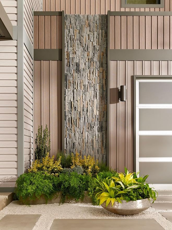 Kichler Cylinders 12 2-Light Cylinder Outdoor Wall Sconce in Brushed Aluminum (12 H x 4.75 W) 9244BA