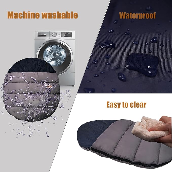 Portable Camping Travel Dog Bed Waterproof Extra Large Camping Dog Bed/Mat Rollable Portable Pet Dog Sleeping Bag