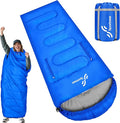 Sportneer Wearable Sleeping Bag for Adults &amp Kids – Walkable with Arm Zippers Warm Weather &amp Cold Waterproof Compact for Camping Stadiums Travel Backpacking &amp Car Use