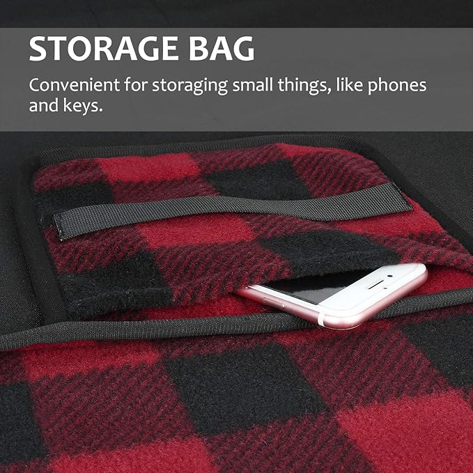 Tirrinia Large Waterproof Outdoor Blanket Soft Warm Windproof Stadium Blanket with Sherpa Fleece and Foldable for Outdoor Sport Baseball Football Beach Concerts Car