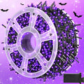 kemooie 500 LED Purple Christmas Lights 164 FT 8 Lighting Mode Plug in Waterproof Christmas Lights Outdoor for Birthday Christmas Wedding Party Garden Balcony Decor (Purple)