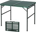 VILLEY Grill Table 3ft Folding Camping Table with Aluminum Adjustable Legs Portable Lightweight Camp Table for Beach Picnics and Outdoor Cooking
