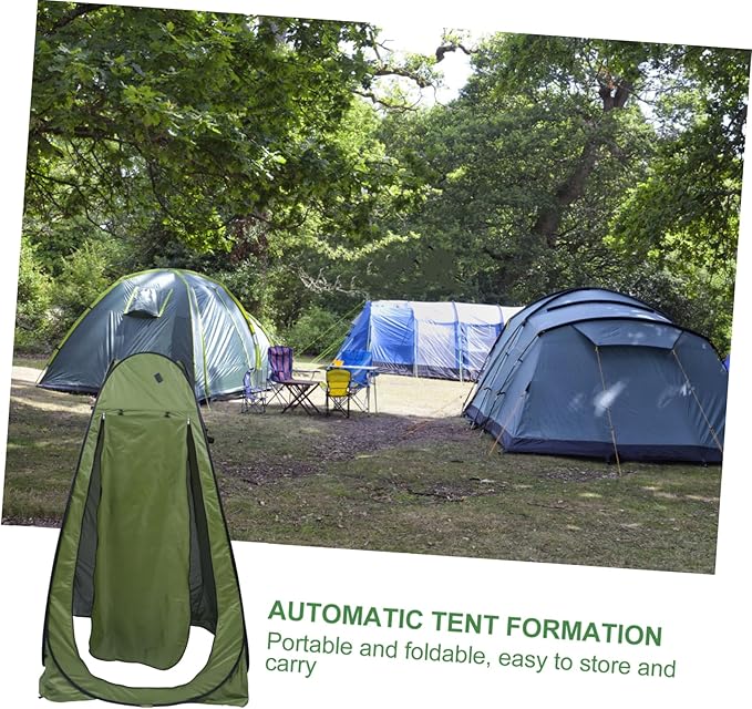 1Pc Portable Changing Clothes Tent Automatic Pop Up Privacy Shower Tent for Camping Fishing and Outdoor Activities Durable and Easy to Carry