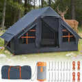 Inflatable Camping TentEasy Set up with Electric Air Pump Waterproof Blow Up Tent for Adults Portable Outdoor for Camping&ampHiking