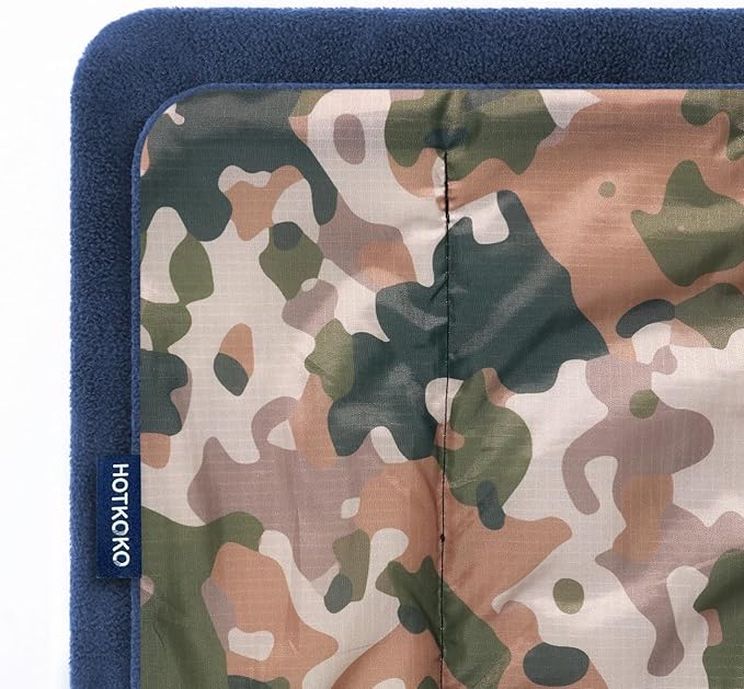 Waterproof Stadium Blanket Soft Warm Fleece Camping Blanket Wearable Camping Blanket for Outdoor Camping Picnic Stadium Sports Beach Car