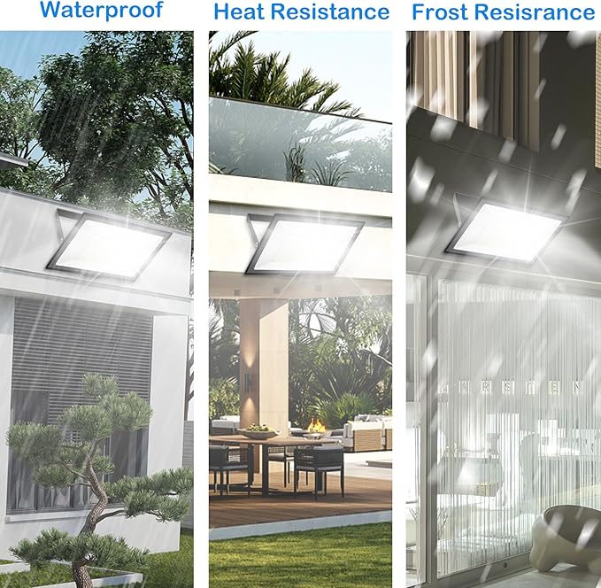 500W LED Flood Lights Outdoor 2 Pack IP66 Waterproof 6000K Daylight White Security Lights Outside Bulb Exterior Wall Lights for Yard Stadium Garden