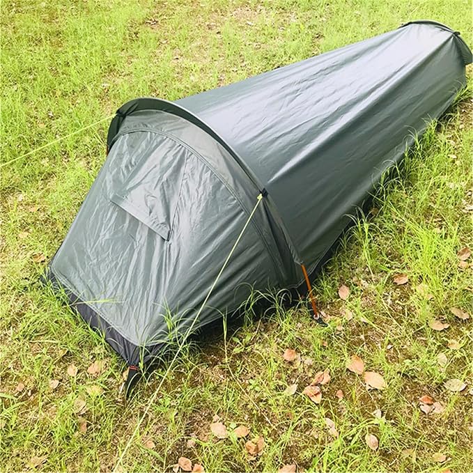 Single Person Individual Bivy Tent Lightly Weight Single Person Tent Watertight Backpacking Tent Camping Bivy Bag