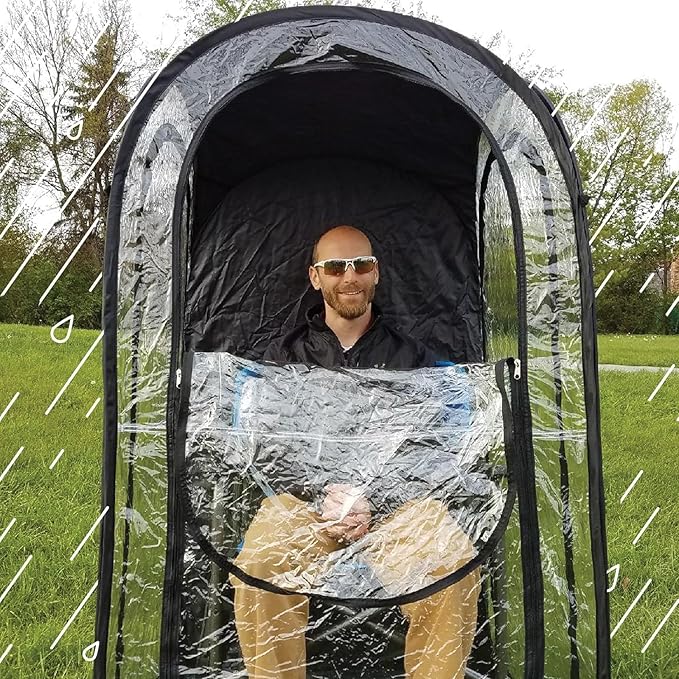 WeatherPod® The Original Shark Tank MyPod™ 1-2 Person Pop-Up Pod - Stay Warm Dry and Out of The Sun - Weather Pod for Sports Rain or Wind