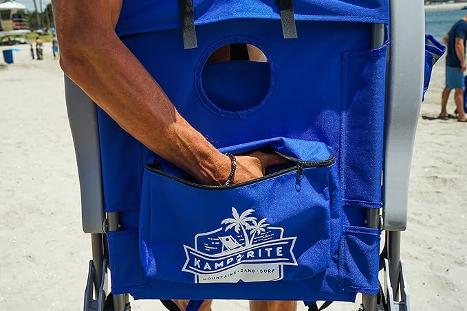 Kamp-Rite Beach Chair Cornhole Combination Game SAC-IT-UP Backpack Beach Chair Beach Camping Tailgating Game Chair Multi Functional 8 positstion