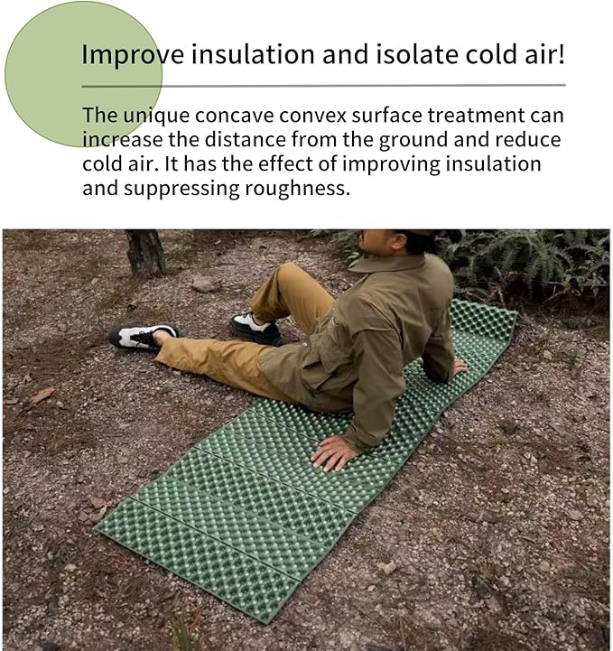 Camping Mattress Foam Camping Sleeping Mat Foldable Closed Cell Foam Mat Waterproof Outdoor Sleeping Mat 72x23x0.78