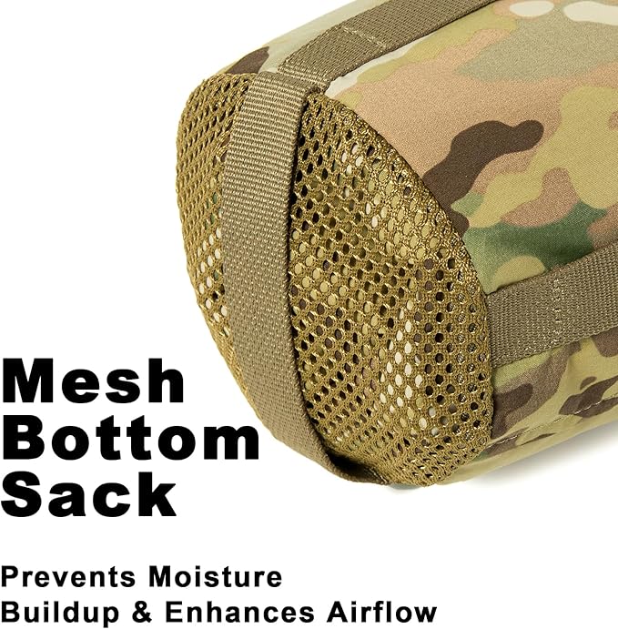 MT Military Nanovee Bivy Cover – Lightweight Army Modular Sleeping Bag System Shell Summer Sleeping Gear or Layered Cold Weather Protection