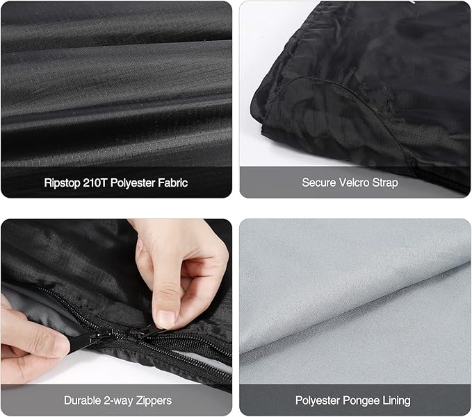 REDCAMP Ultra Lightweight Sleeping Bag for Backpacking Hiking Comfort for Adults Warm Weather with Compression Sack