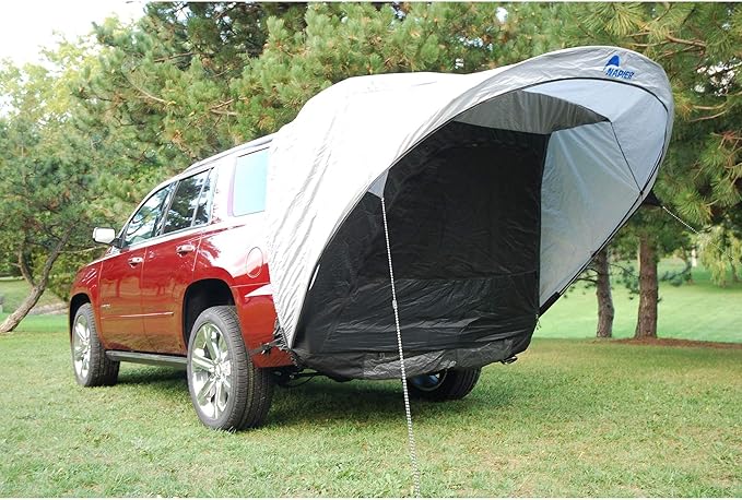 Napier Sportz Cove | SUV Tailgate Tent with Awning | Fits Small to Large SUVs | Easy 5-Minute Setup | Sun Protection &amp Privacy Shelter for Camping Tailgating Road Trips