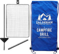 Campfire Grill – Small Lightweight 304 Stainless Steel Cooking Grate for Camping Hiking Backpacking – Portable Campfire Cooking Grill for 1–2 People