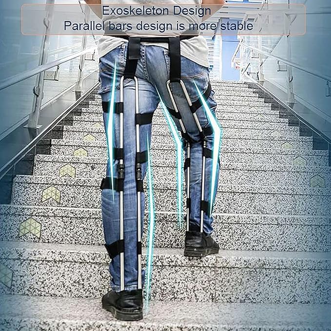 MASERA Wearable Chair - Invisible Magic Seats Folding Portable Seat Lightweight Bear Up to 330Lbs Exoskeleton Levitation for Fishing Concert Subway (Large)
