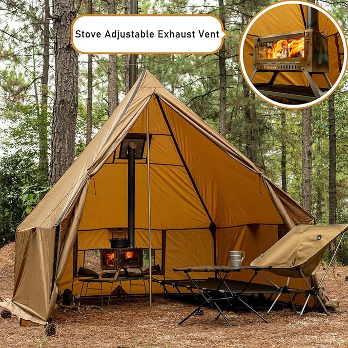 FIREHIKING Camping Hot Tent with Titanium Stove