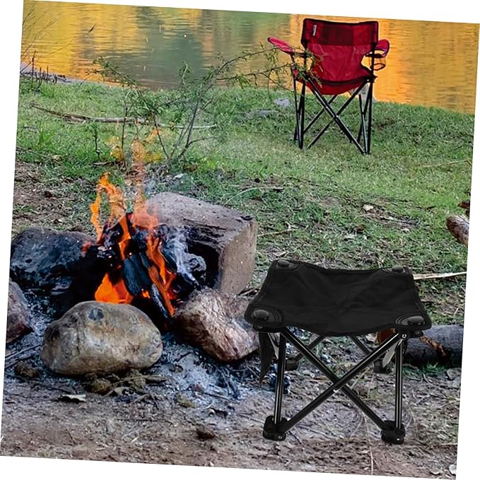Lightweight Folding Chair Outdoor Oversized Camping Stool for Seat Bench