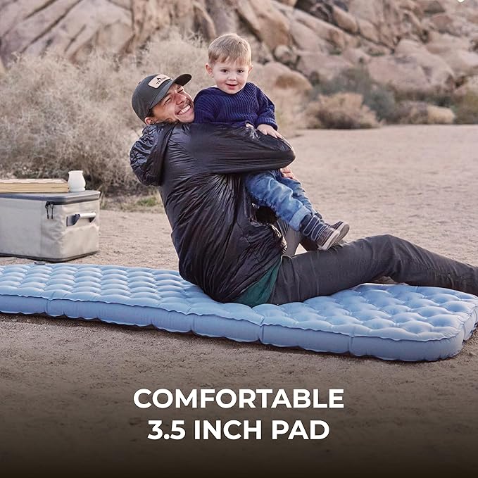 Teton Inflatable Sleeping Pad Sleeping Mat for Camping Backpacking Hiking
