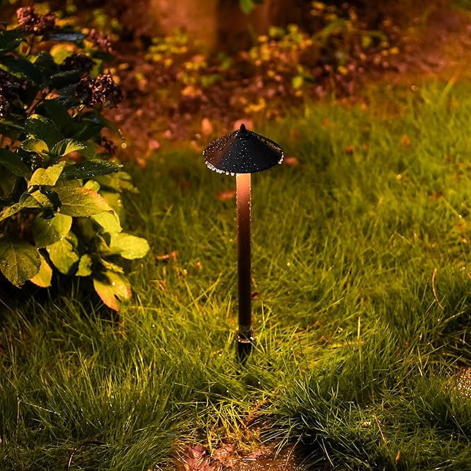 Malibu Low Voltage Pathway Lights 10W Pro Style Halogen Landscape Lighting 6Pack 2700K Warm White Path Light 12V AC Bronze Outdoor Walkway Lights for Yard Garden 8308-9103