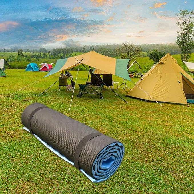 Camping Mattress Foams Camping Pad for Sleeping Rolls Up Foams Camping Mattress Water Proof Outdoor Sleeping Mat for Backpacking Hiking