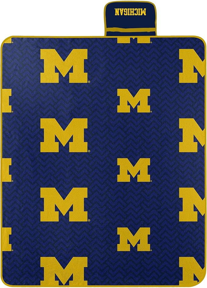 Northwest NCAA 50X60 Picnic Blanket TREADFAST - Michigan