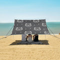 ALAZA Cute Kitten Cats Beach Tent Sun Shelter UPF50+ Protection Beach Shade Canopy w/ 4 Sandbags for Outdoor Camping Fishing Backyard Fun Picnic 10x9 ft