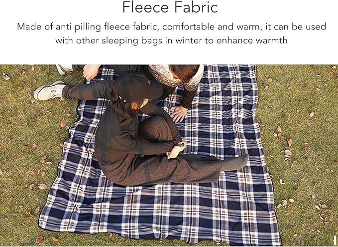 Fleece Sleeping Bag Portable Travel Warm Sleeping Bag Sleeping Bag Liner Ultralight Travel Sleeping Bag for Adults Outdoor Camping Hiking Climbing