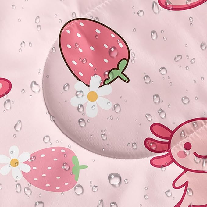 QOOMO Axolotl Cute Camping Sleeping Bags3 Season Warm &amp Cool WeatherLightweightWaterproof Sleeping Bags for Adults &amp KidsTravelingand Outdoors