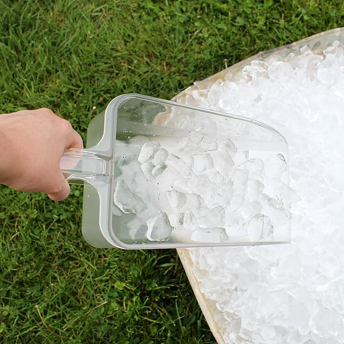 Darware Commercial Ice Scoop with Metal Holder 7-Cup Capacity (58 Fluid Oz.)