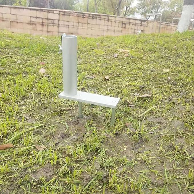 Reinforced Heavy Gauges Ground Anchors Stake with Anticorrosion Coating Suitable for Permanent Garden Umbrella Aluminum Patios Umbrella Ground Spikes