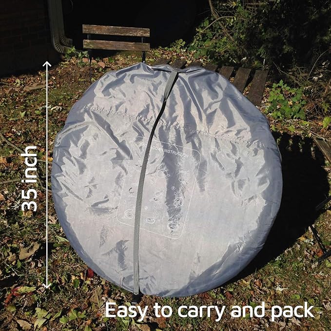 4 Person Easy Pop Up Tent9.5’X6.6’X52''Waterproof Automatic Setup2 Doors-Instant Family Tents for Camping Hiking &amp Traveling