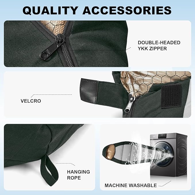Winter Cold Weather Sleeping Bag for Adults 0 DegreeCotton Canvas with YKK Zipper Compact Backpacking Mummy Camping Sleeping Bag