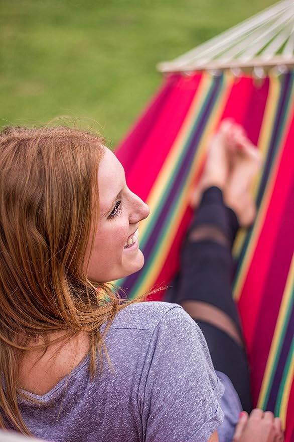 Stansport Cotton Blend Bahamas Hammock - Burgundy (30800-61)