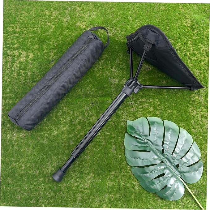 Portable Folding Chair Camping Essentials Comfy Stool for Patio Step Stool Lightweight Stick Seat