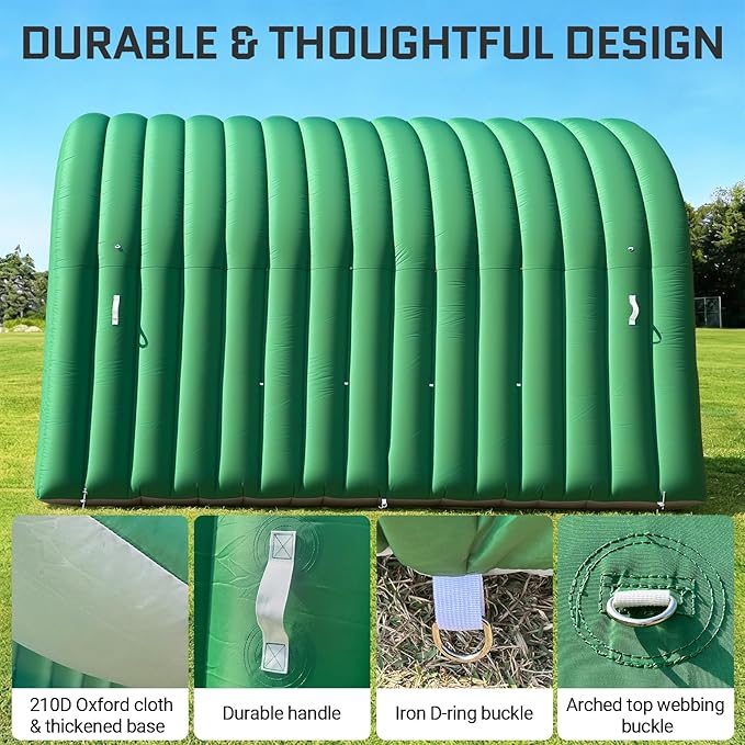OZIS 16Ft Inflatable Tunnel Entrance Sports with Installed Blower Inflatable Football Tunnel Tent Entryway for Business Advertising Event Exhibition Promotion(16x10x10Ft)