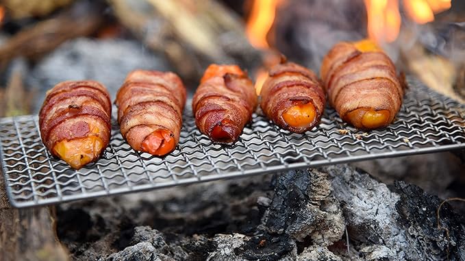 Woodsman Titanium Grill | The Original Ultralight Titanium Bushcraft Grill