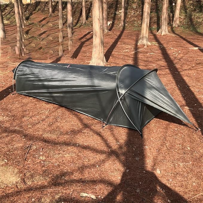 Single Person Tent Ultralight Backpacking Tent Waterproof Hiking Tent for Camping 1 Person Lightweight Camping Tent