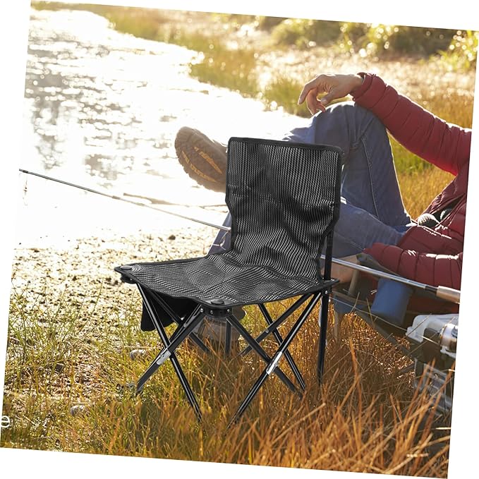 BESPORTBLE Collapsible Chair Portable Folding Stool Oxford Fabric Easy to Carry Backpack for Hiking
